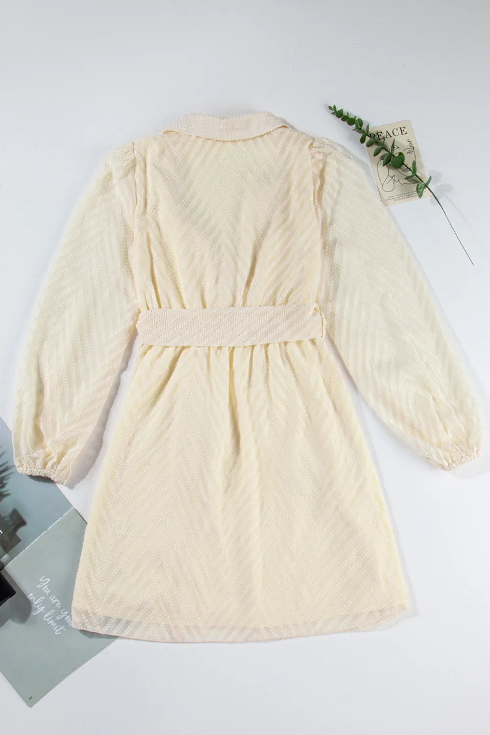 Surplice Long Sleeve Mini DressFeatures: Tied
Sheer: Opaque
Stretch: Slightly stretchy
Body: Not lined
Material composition: 95% polyester, 5% elastane
Care instructions: Machine wash cold. TumbleSurplice Long Sleeve Mini DressSurplice Long Sleeve Mini Dress