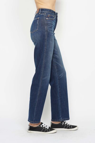 Judy Blue Full Size High Waist Tummy Control JeansHigh Waist Tummy Control Jeans are designed to flatter your figure and give you a sleek silhouette. They feature a high waistband that smooths and shapes your tummy Judy Blue Full Size High Waist Tummy Control JeansJudy Blue Full Size High Waist Tummy Control Jeans