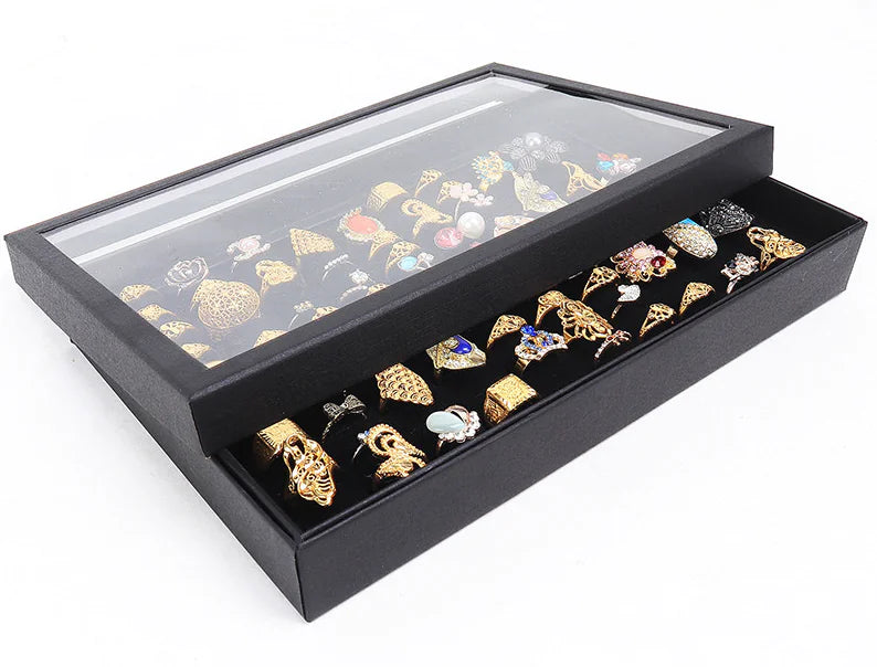 100 Slots Jewelry Ring Display Organizer Tray – Earring Storage Box CaKeep your jewelry neatly organized with this 100 Slots Jewelry Ring Display Organizer Tray. Designed to store rings, earrings, and other small accessories, this case100 Slots Jewelry Ring Display Organizer Tray – Earring Storage Box CaseJewelry Box100 Slots Jewelry Ring Display Organizer Tray – Earring Storage Box Case