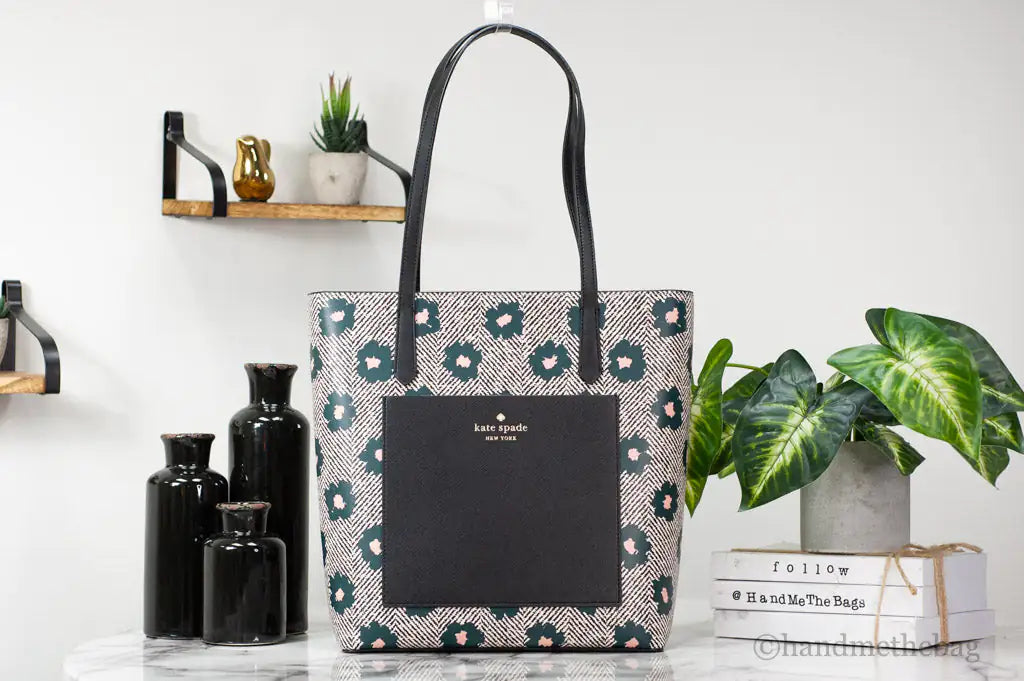 Kate Spade Daily Herringbone Floral Tote – Vibrant and Practical