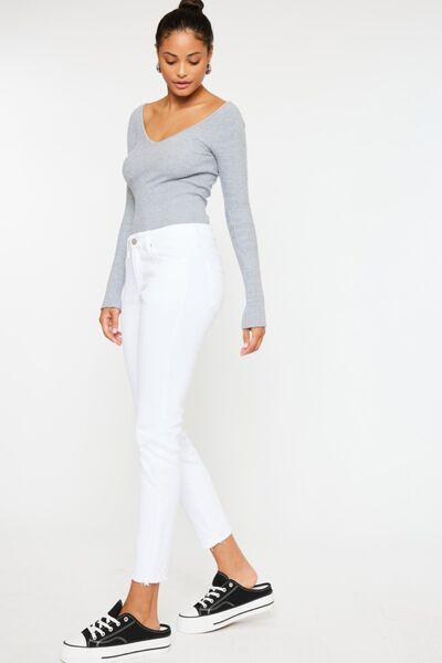 Kancan Mid Rise Ankle Skinny JeansMid Rise Ankle Skinny Jeans are a versatile and classic staple for any wardrobe. The mid rise design provides a comfortable and flattering fit that complements varioKancan Mid Rise Ankle Skinny JeansKancan Mid Rise Ankle Skinny Jeans