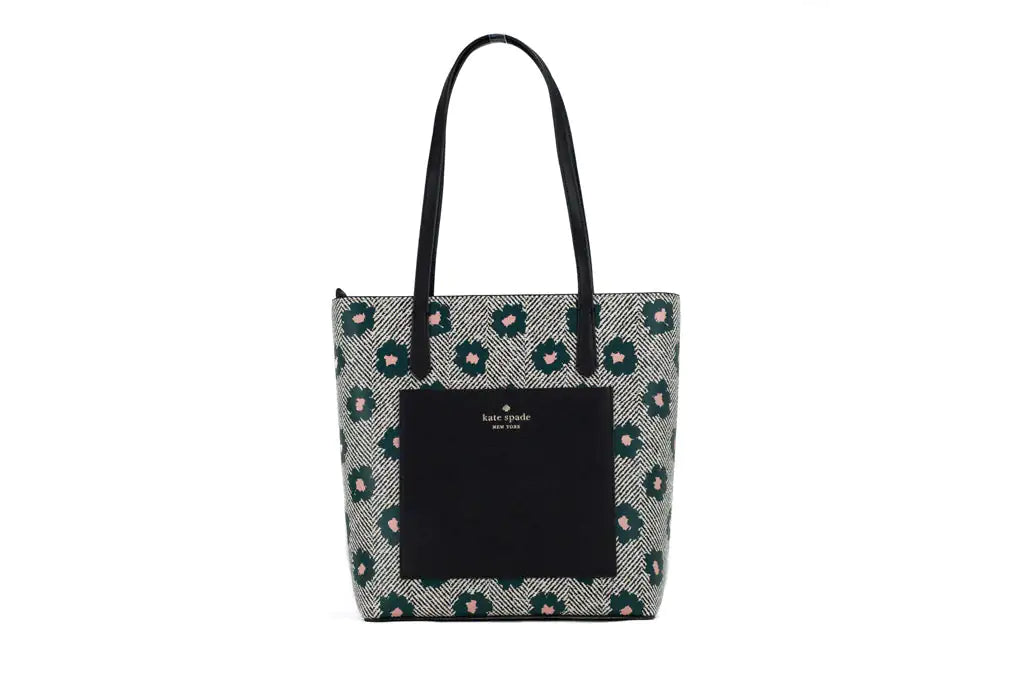 Kate Spade Daily Herringbone Floral Tote – Vibrant and Practical