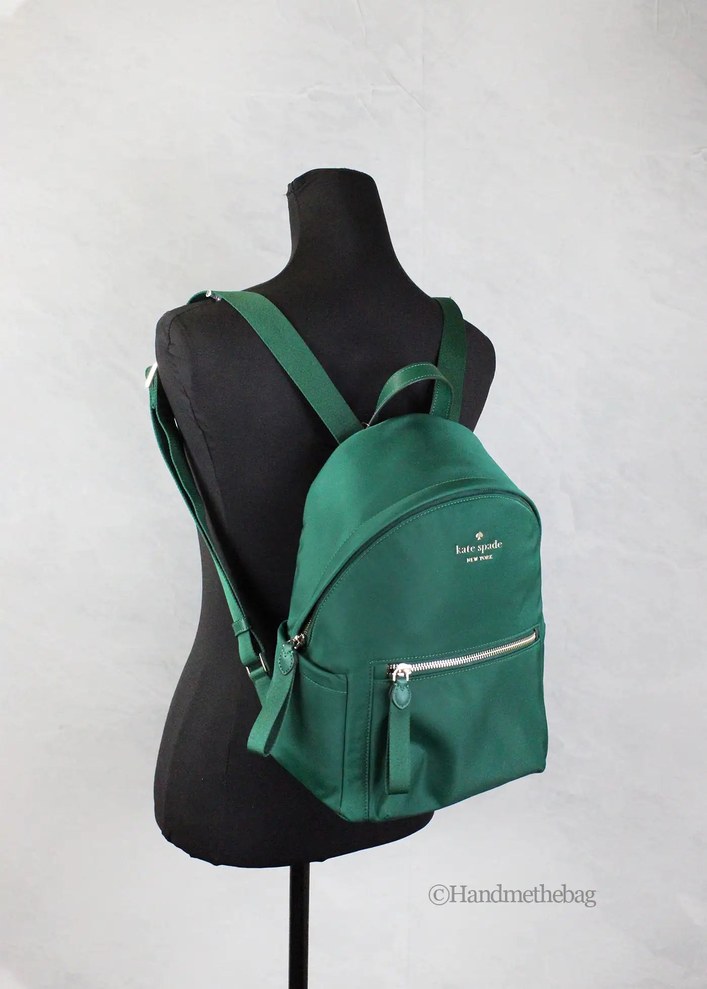 Kate Spade Leila Medium Dome Backpack in Deep Jade – Sophisticated and Functional