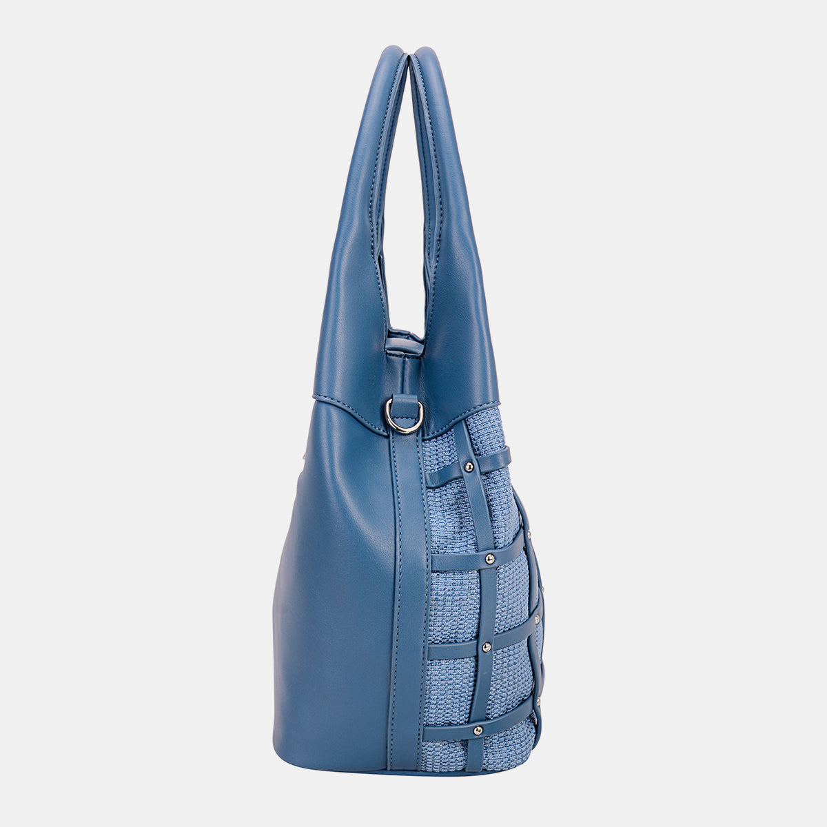 David Jones Rivet Decor HandbagThe Rivet Decor Handbag is a stylish and eye-catching accessory that adds a touch of edgy flair to your look. Featuring chic rivet decorations, this handbag exudes aDavid Jones Rivet Decor HandbagDavid Jones Rivet Decor Handbag