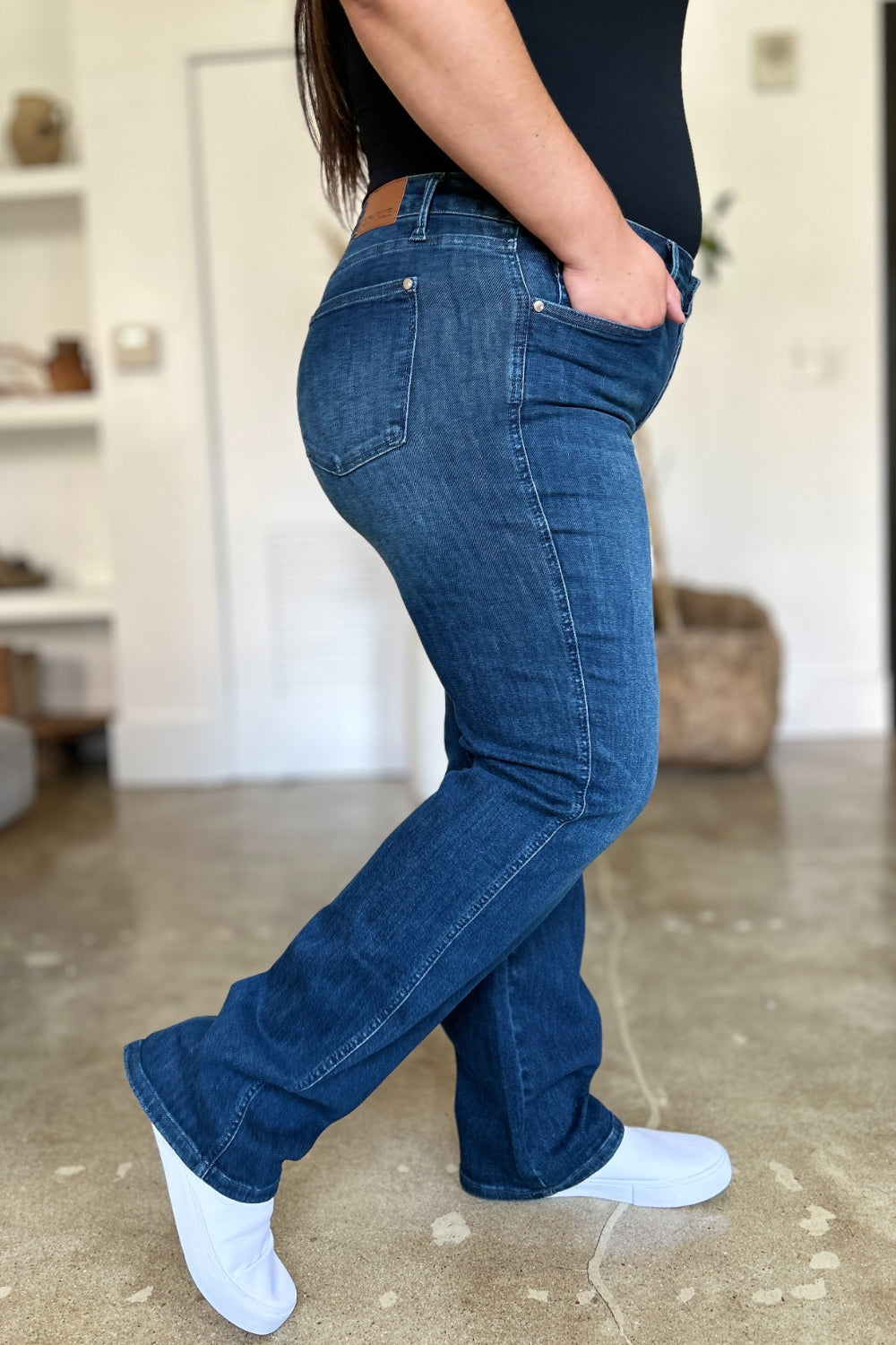 Judy Blue Full Size Tummy Control Straight JeansThe Tummy Control Straight Jeans are designed to provide a flattering and slimming fit with their tummy control feature. These jeans offer both style and comfort, maJudy Blue Full Size Tummy Control Straight JeansPantsJudy Blue Full Size Tummy Control Straight Jeans