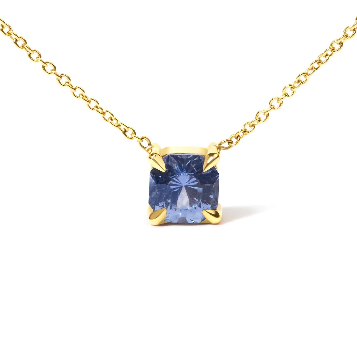 14k Yellow Gold 4/5 Cttw Natural Cushion Cut Blue Sapphire Solitaire PImmerse yourself in the enchanting allure of our 14K Yellow Gold 4/5 Cttw Natural Cushion Cut Blue Sapphire Solitaire Pendant Necklace. Crafted with exquisite crafts14k Yellow Gold 45 Cttw Natural Cushion Cut Blue Sapphire Solitaire Pendant Necklace - 15-16 Inches AdjustableNecklaces14k Yellow Gold 45 Cttw Natural Cushion Cut Blue Sapphire Solitaire Pendant Necklace - 15-16 Inches Adjustable