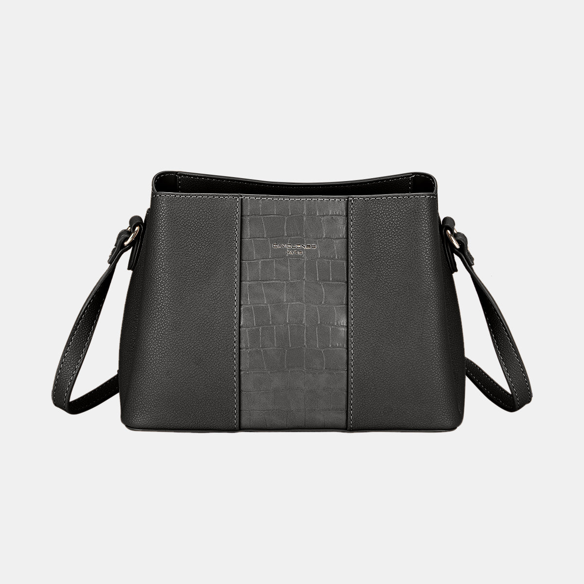 David Jones PU Leather Crossbody BagThe PU Leather Crossbody Bag is a stylish and versatile accessory that combines practicality with fashion-forward design. Crafted from high-quality PU leather, this David Jones PU Leather Crossbody BagDavid Jones PU Leather Crossbody Bag