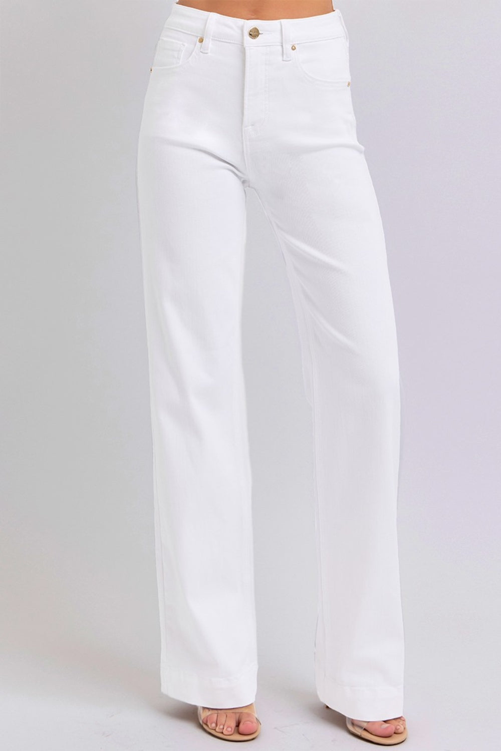 RISEN Full Size High Waist Straight JeansThese jeans combine classic style with contemporary comfort, offering a flattering silhouette that complements any body type. The high-rise design not only accentuatRISEN Full Size High Waist Straight JeansPantsRISEN Full Size High Waist Straight Jeans