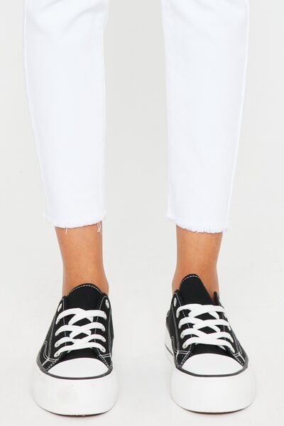 Kancan Mid Rise Ankle Skinny JeansMid Rise Ankle Skinny Jeans are a versatile and classic staple for any wardrobe. The mid rise design provides a comfortable and flattering fit that complements varioKancan Mid Rise Ankle Skinny JeansKancan Mid Rise Ankle Skinny Jeans