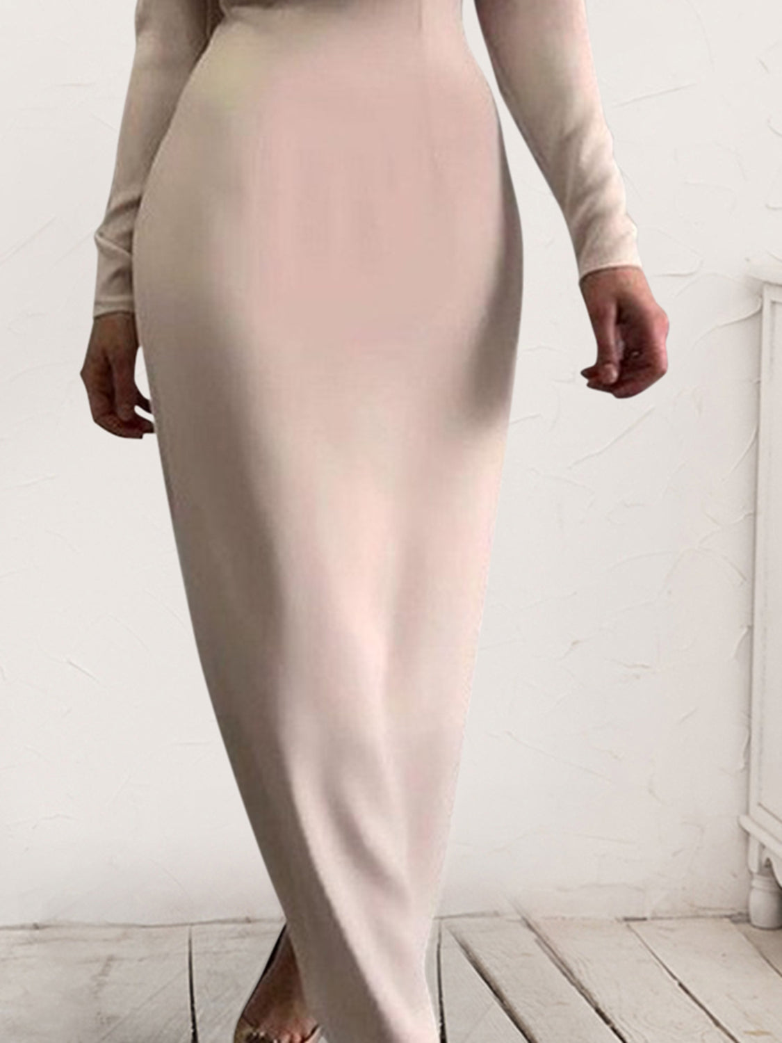 Ruched Turtleneck Long Sleeve DressFeatures: Ruched
Sheer: Opaque
Stretch: No stretch
Body: Not lined
Material composition: 100% Polyester
Care instructions: Machine wash cold. Tumble dry low.
ImporteRuched Turtleneck Long Sleeve DressRuched Turtleneck Long Sleeve Dress