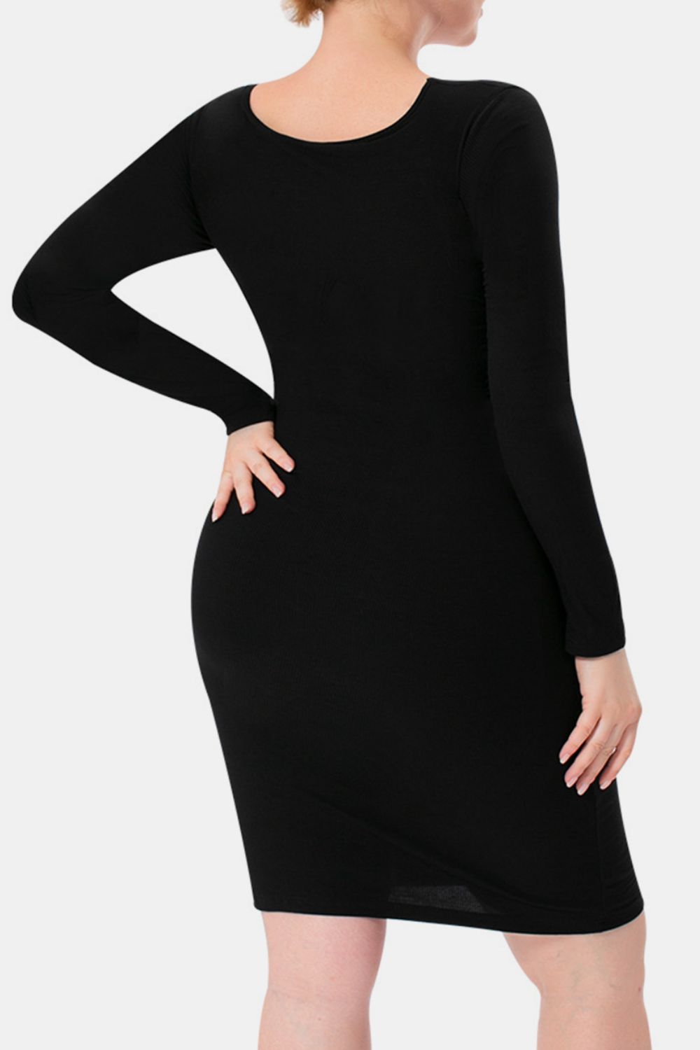 Basic Bae Full Size Built-In Shapewear Square Neck Long Sleeve DressFeatures: Basic style
Sheer: Opaque
Stretch: Highly stretchy
Body: Lined
Material composition: EXTERIOR : 92% modal, 8% spandex LINNING : 62% polyamide, 38% elastaneShapewear Square Neck Long Sleeve DressShapewear Square Neck Long Sleeve Dress