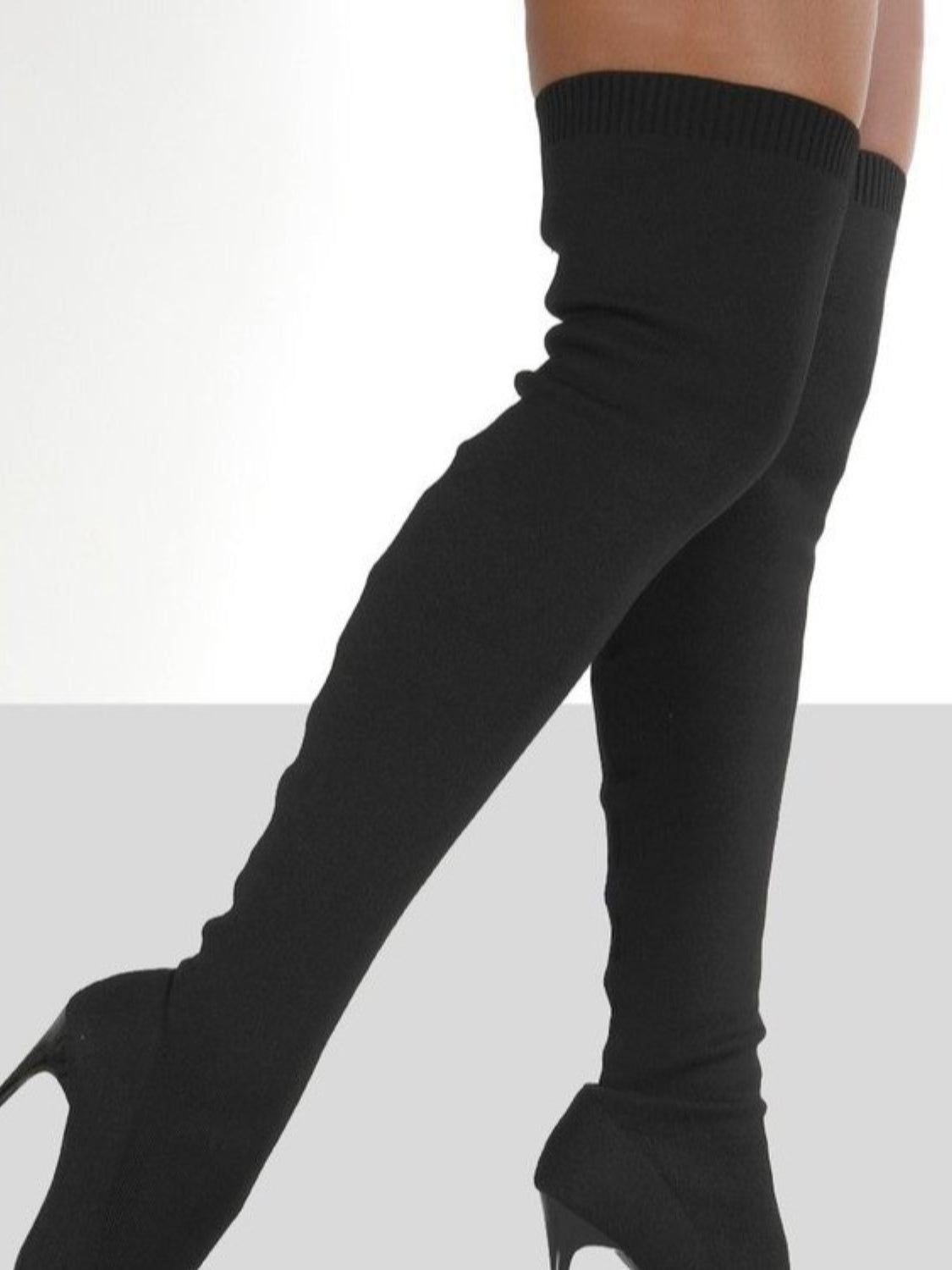 Point Toe Over Knee Stiletto BootsElevate your style with these stunning Pointed Toe Over-The-Knee Stiletto Boots. Designed to turn heads, these boots feature a sleek pointed toe and a high stiletto Knee Stiletto BootsKnee Stiletto Boots