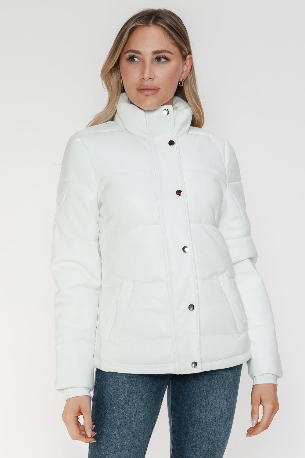 YMI Pocketed Zip Up Turtleneck Puffer JacketThe Pocketed Zip Up Turtleneck Puffer Jacket is a chic and practical choice for colder weather. With its cozy turtleneck design, zip-up front, and convenient pocketsYMI Pocketed ZipYMI Pocketed Zip