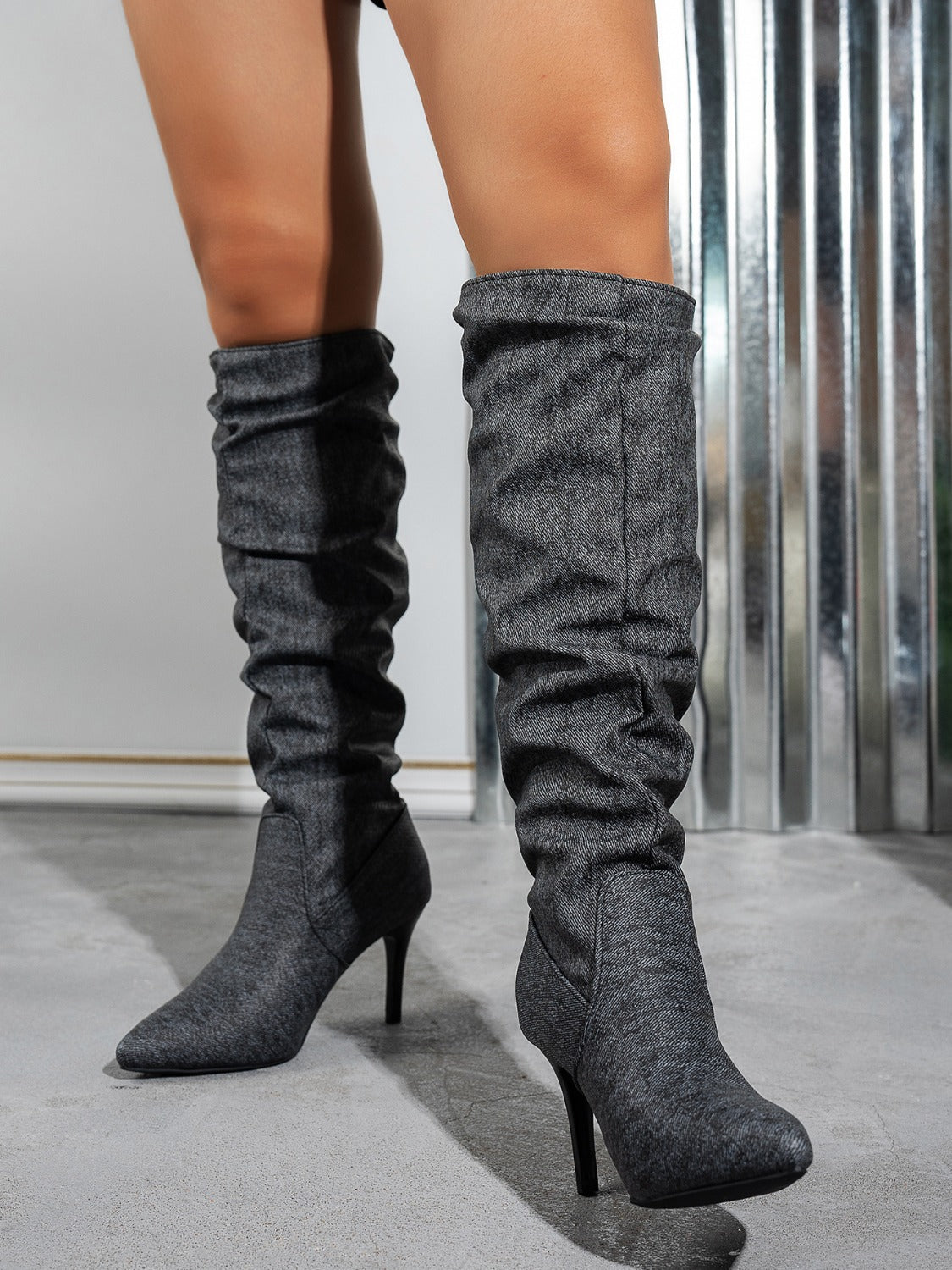 Point Toe Stiletto BootsElevate your style with these Point Toe Stiletto Boots, the perfect blend of sophistication and allure. Featuring a sleek pointed toe and a slim stiletto heel, thesePoint Toe Stiletto BootsPoint Toe Stiletto Boots