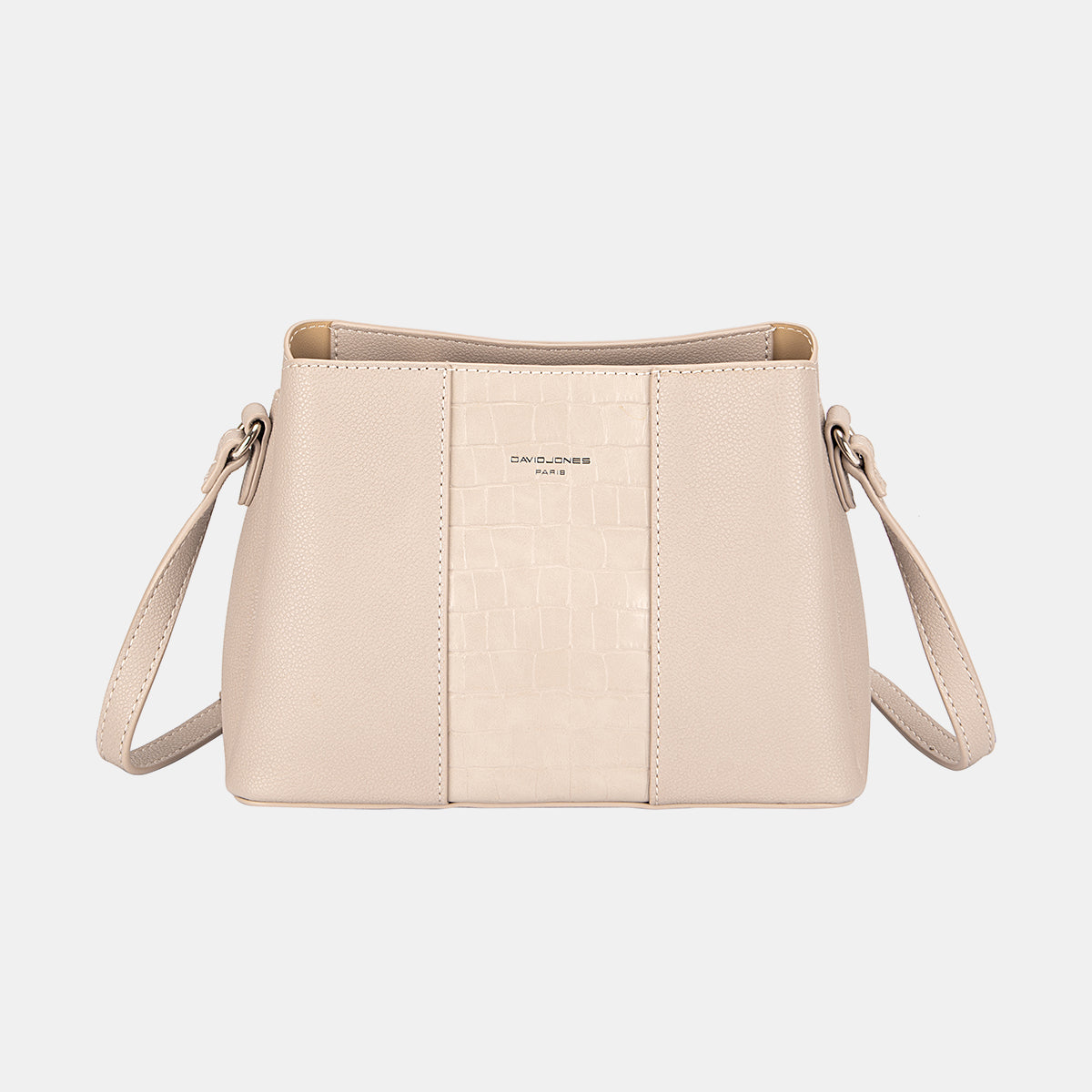 David Jones PU Leather Crossbody BagThe PU Leather Crossbody Bag is a stylish and versatile accessory that combines practicality with fashion-forward design. Crafted from high-quality PU leather, this David Jones PU Leather Crossbody BagDavid Jones PU Leather Crossbody Bag