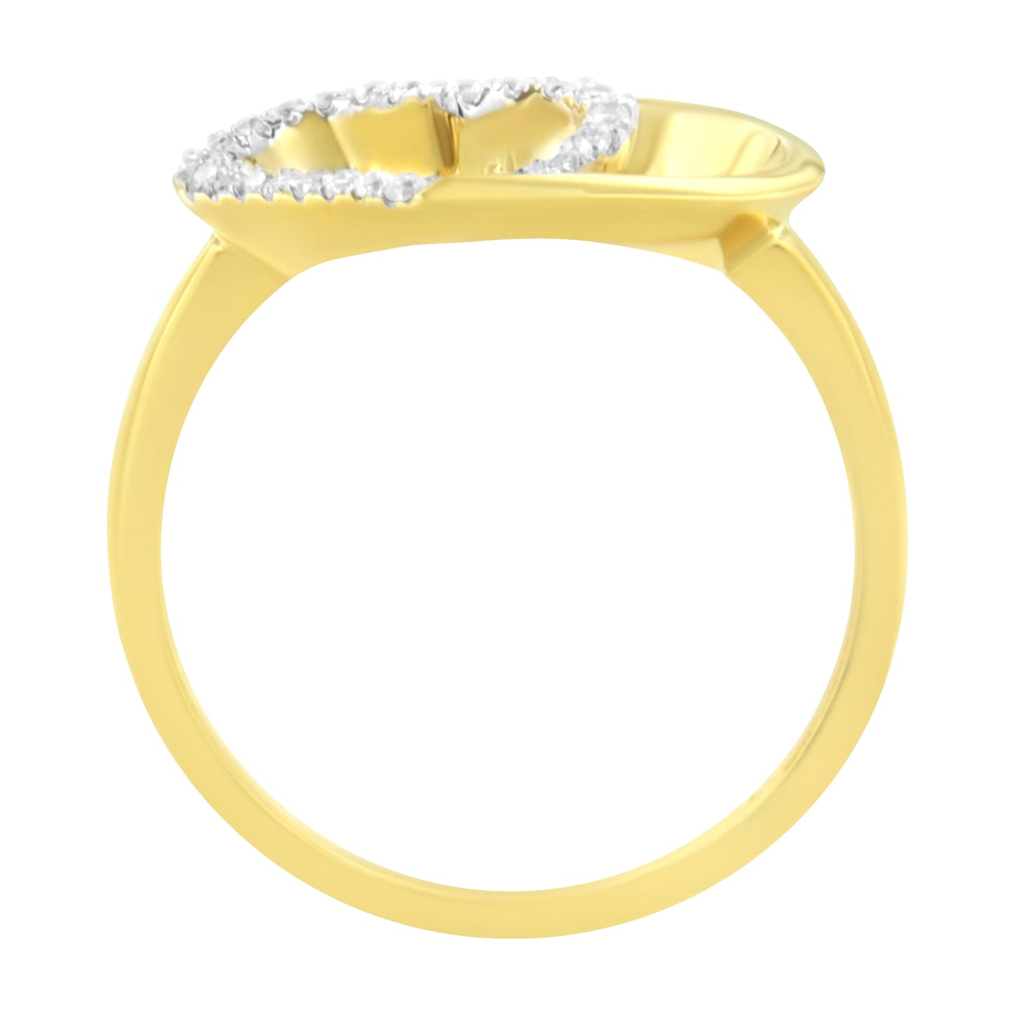 10KT Yellow Gold 1/10 cttw Diamond Heart Shape Ring (K-L, I1-I2)Express your love with this enchanting Diamond Heart Ring, a timeless symbol of romance and devotion. Crafted in radiant 10k yellow gold, this elegant ring features 10KT Yellow Gold 110 cttw Diamond Heart Shape Ring 10KT Yellow Gold 110 cttw Diamond Heart Shape Ring 