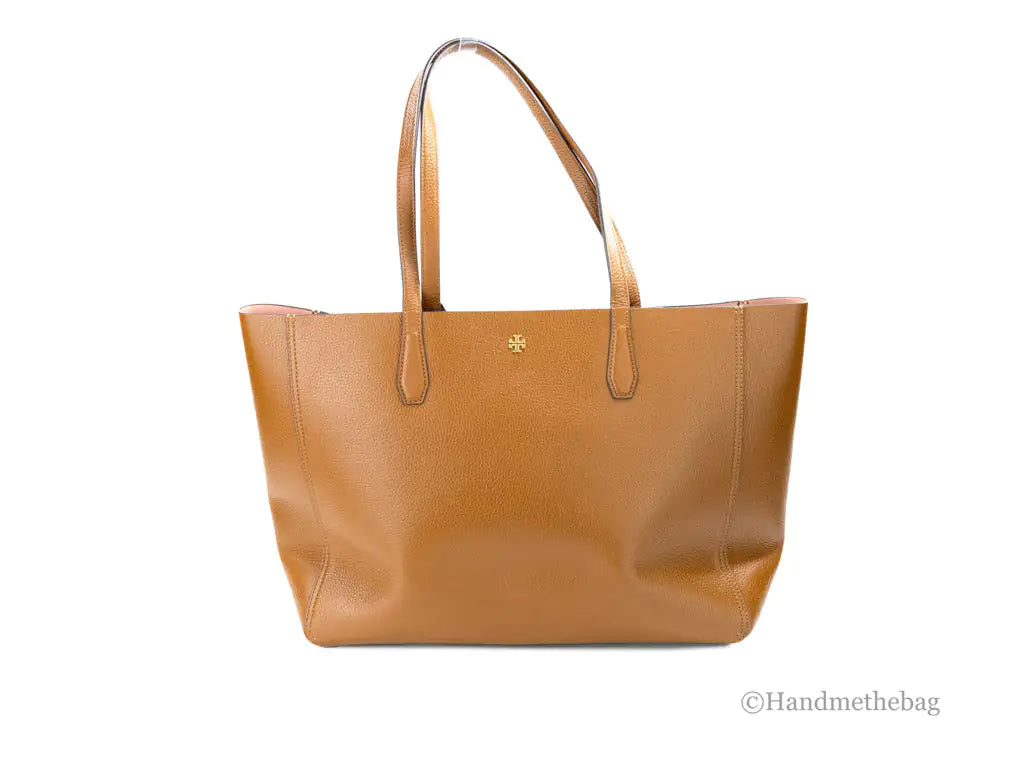 Tory Burch Blake Large Cortado Leather Shoulder Tote