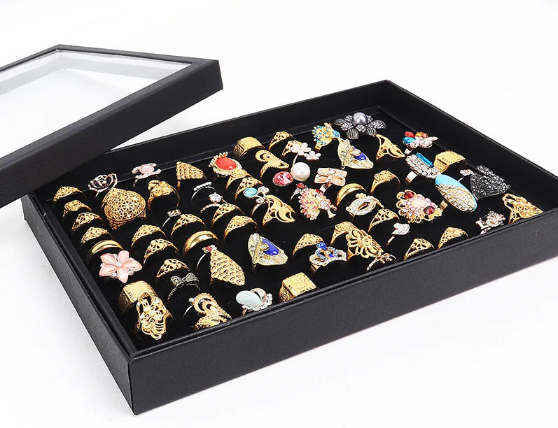 100 Slots Jewelry Ring Display Organizer Tray – Earring Storage Box CaKeep your jewelry neatly organized with this 100 Slots Jewelry Ring Display Organizer Tray. Designed to store rings, earrings, and other small accessories, this case100 Slots Jewelry Ring Display Organizer Tray – Earring Storage Box CaseJewelry Box100 Slots Jewelry Ring Display Organizer Tray – Earring Storage Box Case