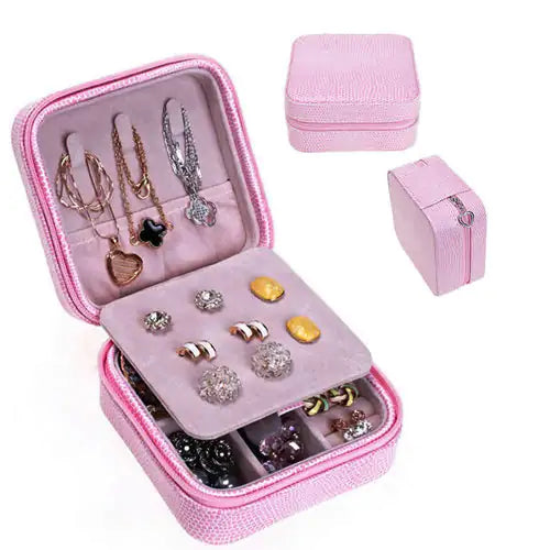 Cool Jewels A Palm Sized Compact Jewelry BoxGood things come in small packages, just like this Cool Jewels Jewelry Box!

Keep your precious jewelry safe and close at hand. Designed to fit in your palm, this coPalm Sized Compact Jewelry BoxJewelry BoxPalm Sized Compact Jewelry Box