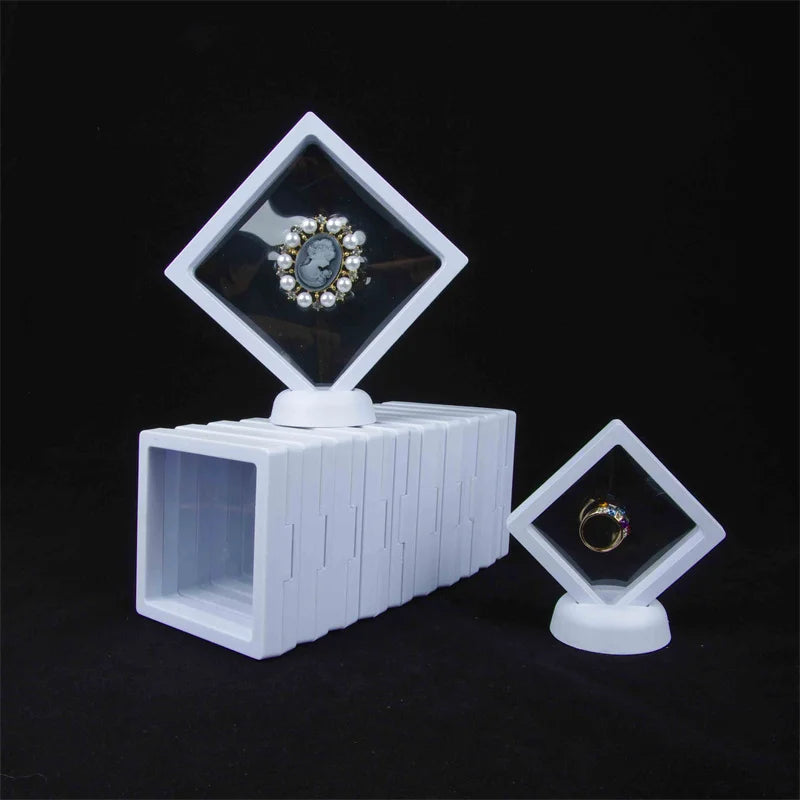 Floating Jewelry Display Box – Modern Showcase for Rings, Necklaces, Bracelets, and Earrings