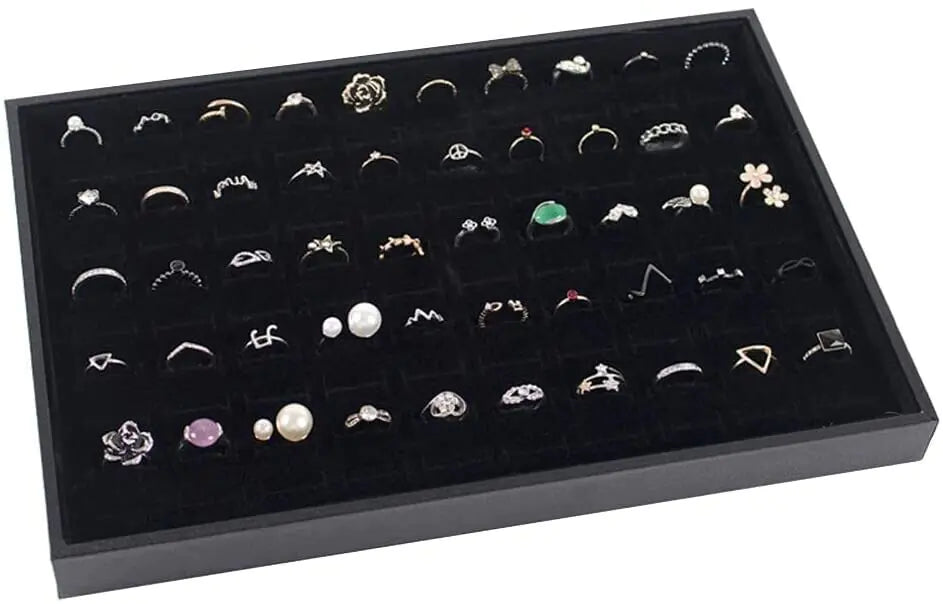 100 Slots Jewelry Ring Display Organizer Tray – Earring Storage Box CaKeep your jewelry neatly organized with this 100 Slots Jewelry Ring Display Organizer Tray. Designed to store rings, earrings, and other small accessories, this case100 Slots Jewelry Ring Display Organizer Tray – Earring Storage Box CaseJewelry Box100 Slots Jewelry Ring Display Organizer Tray – Earring Storage Box Case