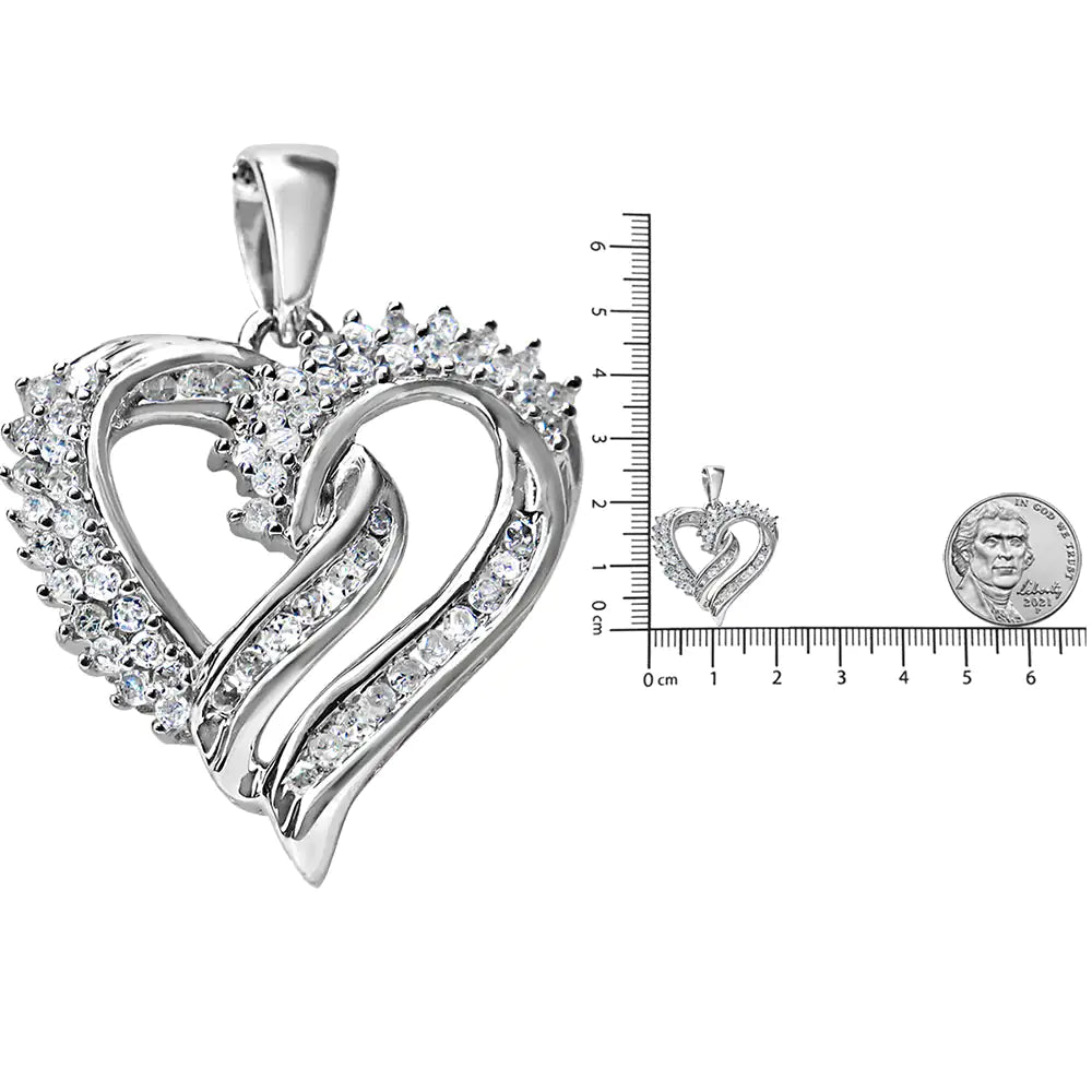 Heart Pendant Necklace with Shimmering Diamonds – Timeless Elegance inCelebrate love and elegance with this Heart Pendant Necklace adorned with shimmering diamonds. Crafted in sterling silver, the heart-shaped design is both classic anShimmering Diamonds – Timeless EleganceNecklaceShimmering Diamonds – Timeless Elegance