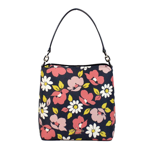 Kate Spade Darcy Road Trip Small Floral Leather Bucket Bag – Playful and Chic