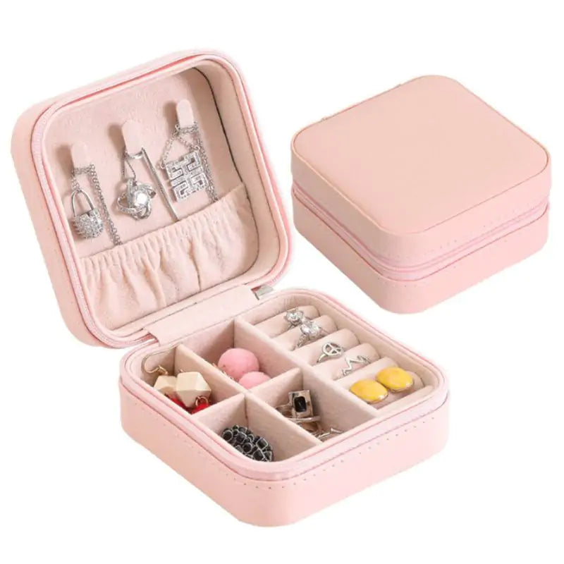 Jewelry BoxIntroducing luxurious Jewelry Box for storage solution ladies! Crafted from high-end, durable faux leather, this exquisite box is available in four stunning colors tJewelry BoxJewelry BoxJewelry Box