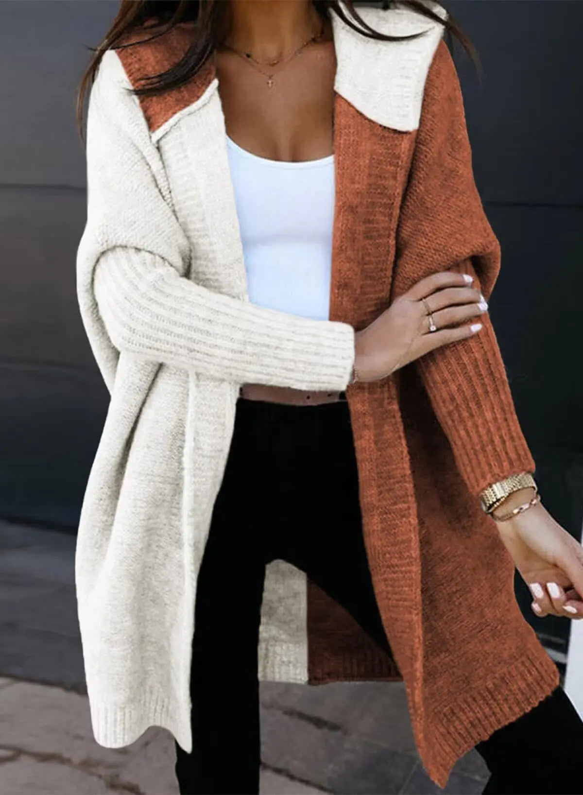 Astylish Women 2024 Open Front Long Sleeve Hooded Knit Cardigan SweateStay cozy and chic with the Astylish Women’s 2024 Open Front Hooded Knit Cardigan Sweater. This stylish color-block outerwear combines warmth and fashion, featuring Astylish Women 2024 Open Front Long Sleeve Hooded Knit Cardigan Sweaters Color Block Outwear Coat Medium BrownSweatersAstylish Women 2024 Open Front Long Sleeve Hooded Knit Cardigan Sweaters Color Block Outwear Coat Medium Brown