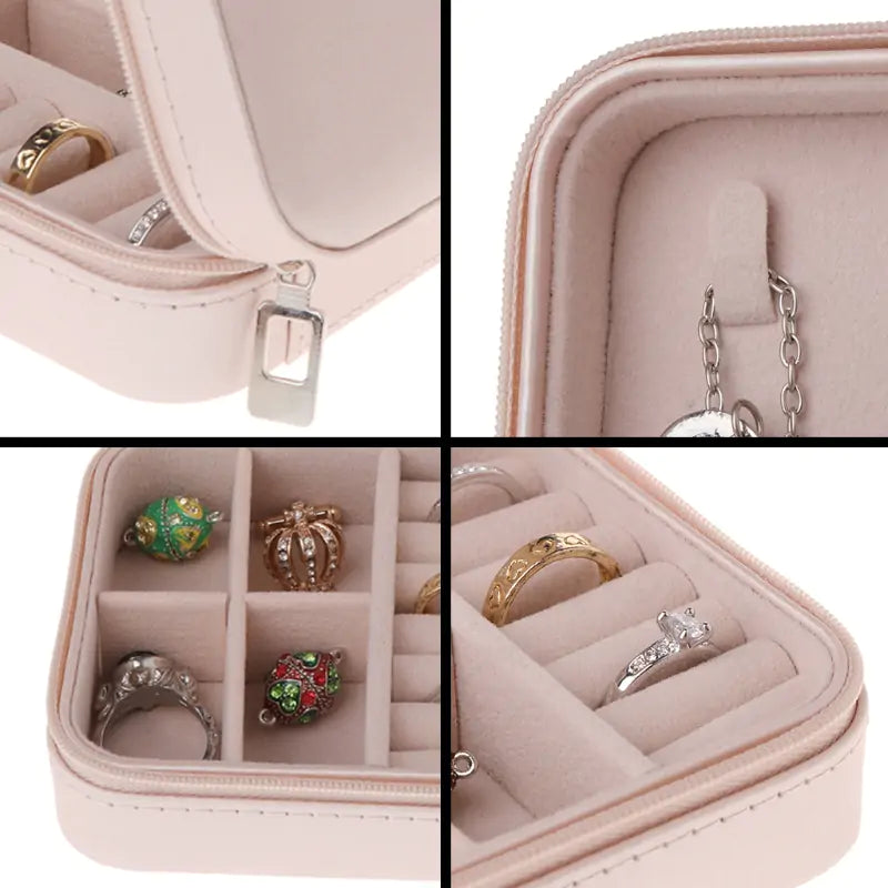 Jewelry BoxIntroducing luxurious Jewelry Box for storage solution ladies! Crafted from high-end, durable faux leather, this exquisite box is available in four stunning colors tJewelry BoxJewelry BoxJewelry Box