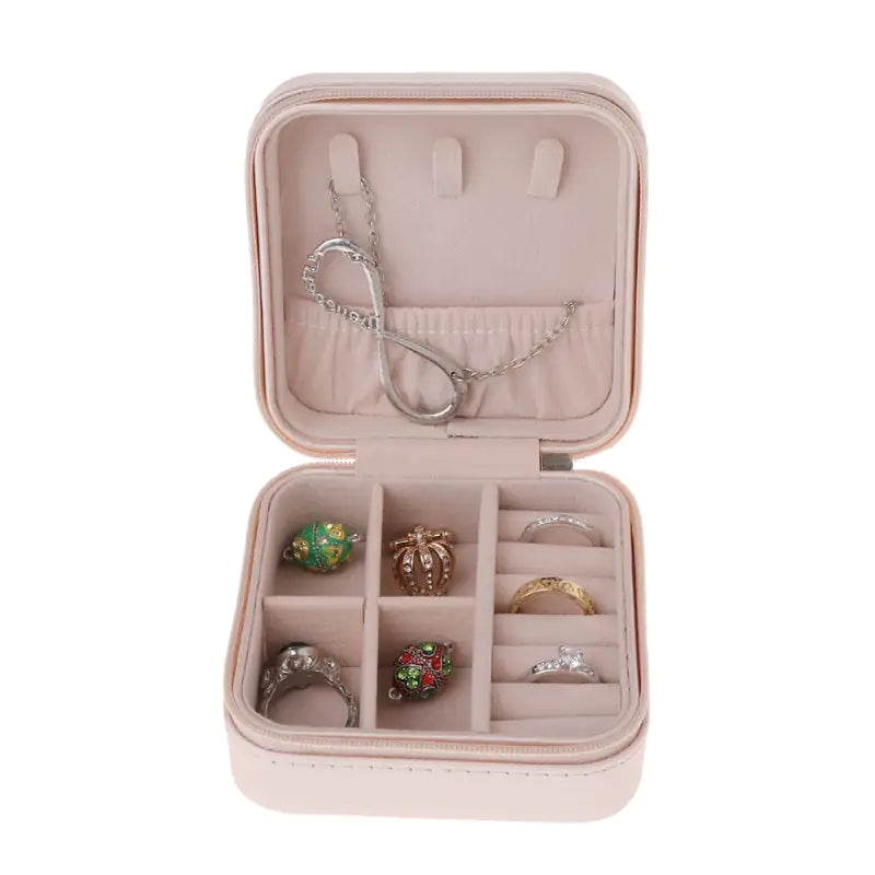 Jewelry BoxIntroducing luxurious Jewelry Box for storage solution ladies! Crafted from high-end, durable faux leather, this exquisite box is available in four stunning colors tJewelry BoxJewelry BoxJewelry Box