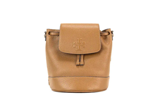 Tory Burch Thea Mini Moose Leather Bucket Backpack