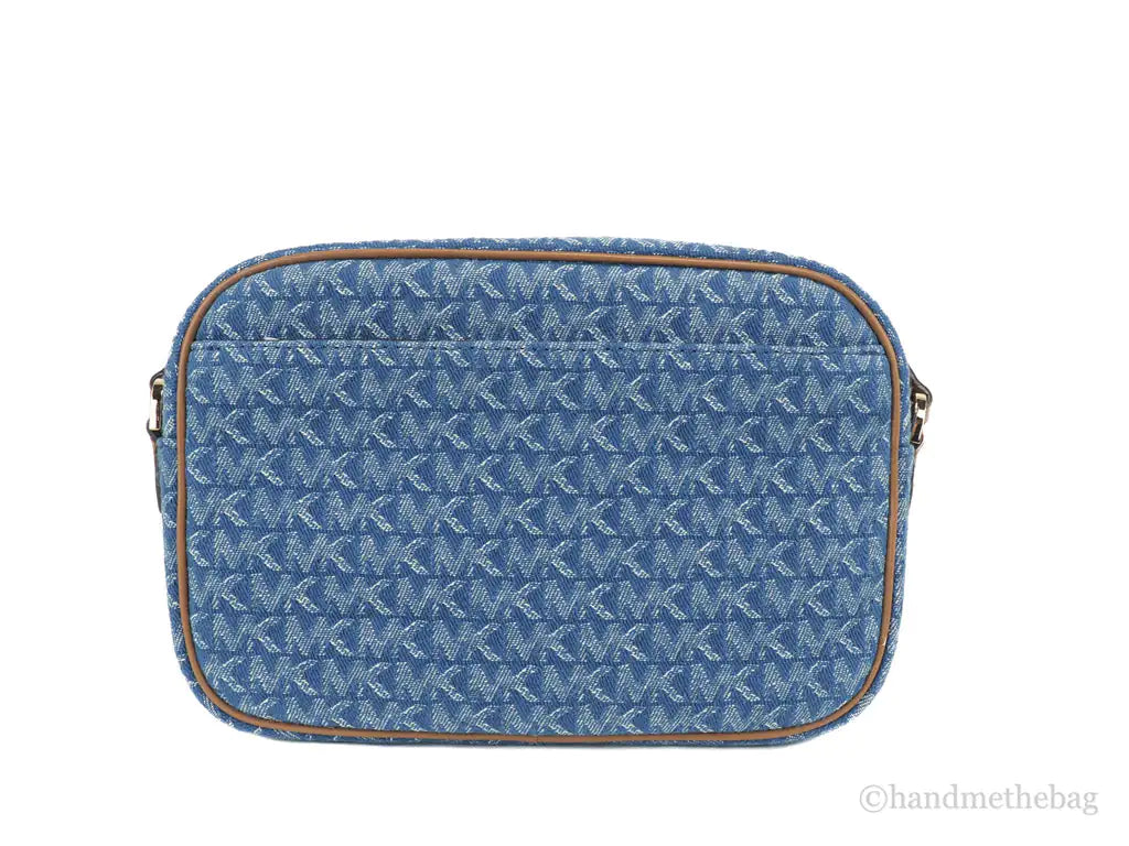 Michael Kors Jet Set Large East West Crossbody Bag – Denim with LeatheDiscover the stylish Michael Kors Jet Set Large East West Crossbody Bag in Denim Multi. Featuring a denim body with leather trim, it offers a zip pocket with chain aMichael Kors Jet Set Large East West Crossbody Bag – DenimMichael Kors Jet Set Large East West Crossbody Bag – Denim