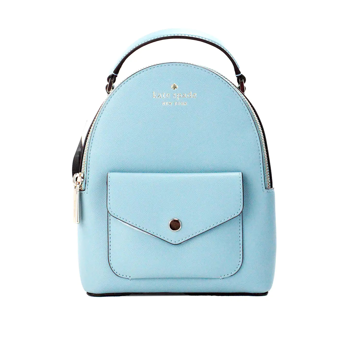 Kate Spade Schuyler Mini Smoky Blue PVC Leather Backpack