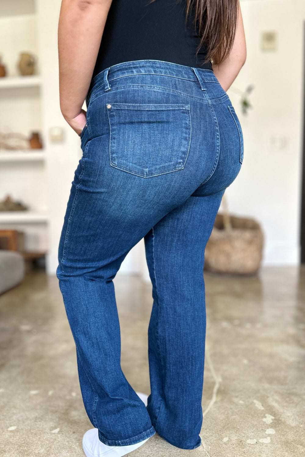 Judy Blue Full Size Tummy Control Straight JeansThe Tummy Control Straight Jeans are designed to provide a flattering and slimming fit with their tummy control feature. These jeans offer both style and comfort, maJudy Blue Full Size Tummy Control Straight JeansPantsJudy Blue Full Size Tummy Control Straight Jeans