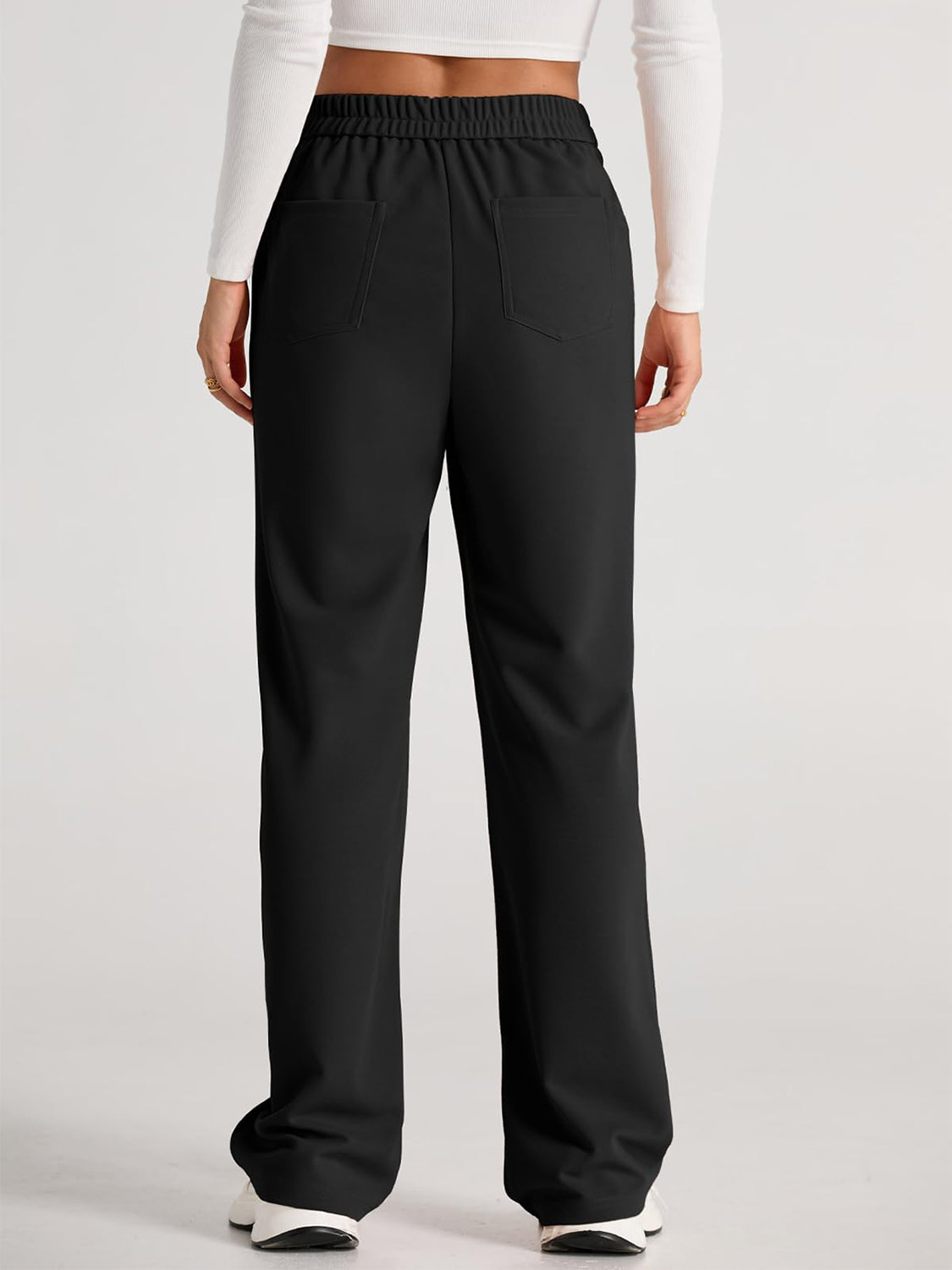 High Waist Wide Leg PantsFeatures: Pocketed
Sheer: Opaque
Material composition: 95% polyester, 5% spandex
Care instructions: Machine wash cold. Tumble dry low.
Imported
Product Measurements High Waist Wide Leg PantsPantsHigh Waist Wide Leg Pants