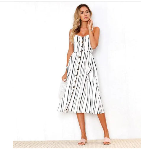 BeAvant Casual striped linen cotton dress women Button strap beach sumSummer Style Elevate your summer wardrobe with our striped linen cotton dress. Perfect for casual outings or beach days, its button strap and backless design exude aBeAvant Casual striped linen cotton dress women Button strap beach summer dress 2019 Sexy backless midi ladies dresses vestidosBeAvant Casual striped linen cotton dress women Button strap beach summer dress 2019 Sexy backless midi ladies dresses vestidos