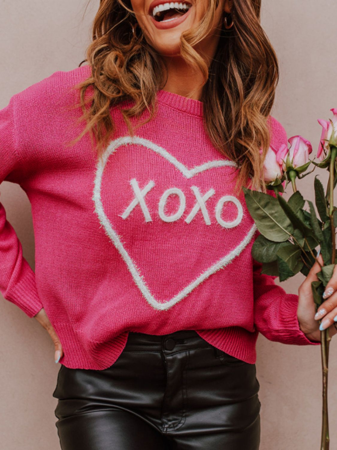 XOXO Round Neck Drop Shoulder SweaterFeatures: Basic style
Stretch: Slightly stretchy
Material composition: 55% acrylic, 45% rayon
Care instructions: Machine wash cold. Tumble dry low.
Imported
Product XOXO Round Neck Drop Shoulder SweaterXOXO Round Neck Drop Shoulder Sweater