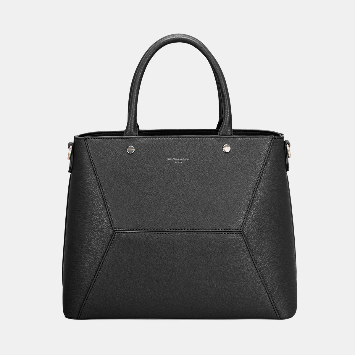 David Jones PU Leather HandbagThis PU Leather Handbag is a versatile and fashionable accessory for any outfit. The sleek PU leather material adds a touch of sophistication to your look. It featurDavid Jones PU Leather HandbagDavid Jones PU Leather Handbag