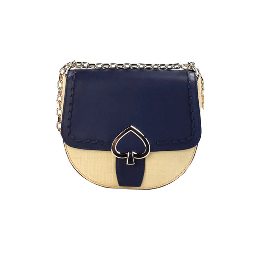 Kate Spade Robyn Straw Nightcap Leather Saddle Bag – Effortless Elegance