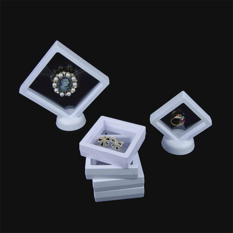 Floating Jewelry Display Box – Modern Showcase for Rings, Necklaces, Bracelets, and Earrings