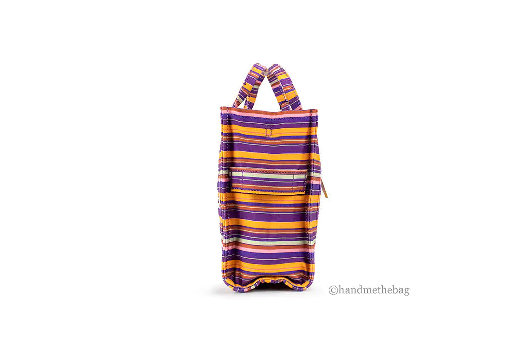 Marc Jacobs The Striped Traveler Tote Medium Purple Cotton Canvas HandMarc Jacobs The Striped Traveler Tote – Medium Purple Cotton Canvas Handbag﻿Add a pop of color to your wardrobe with Marc Jacobs The Striped Traveler Tote in medium Striped Traveler Tote Medium Purple Cotton Canvas Handbag PurseStriped Traveler Tote Medium Purple Cotton Canvas Handbag Purse