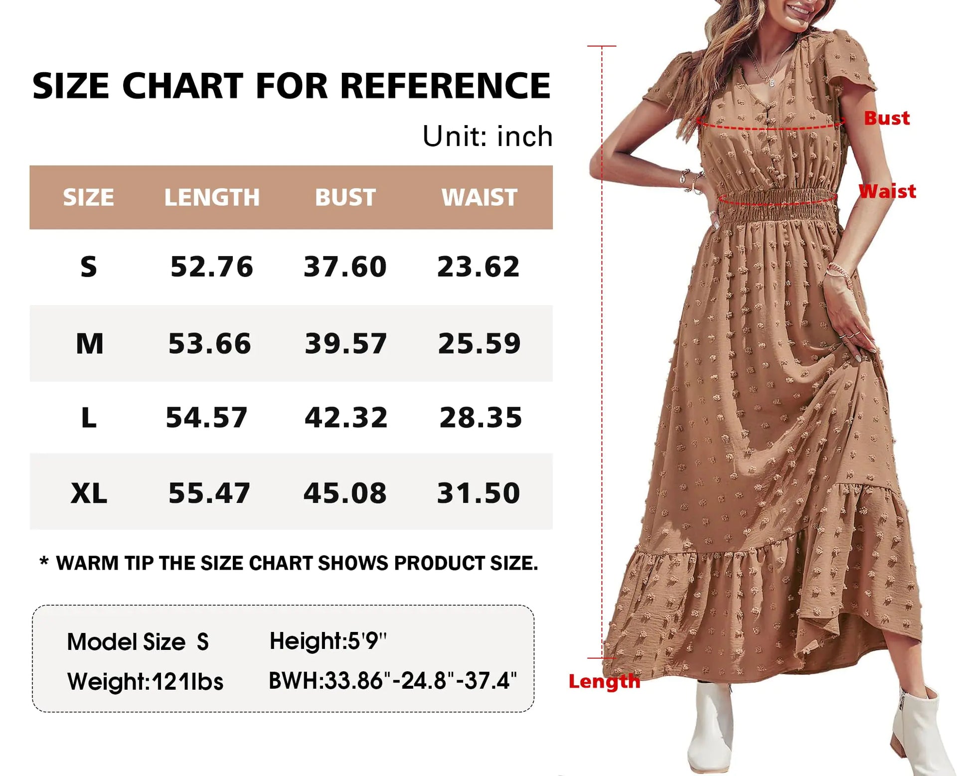 Womens Dresses 2024 Boho Short Sleeve V Neck Swiss Dot Ruffle Tiered Maxi Dress Smocked Long Cocktail Dresses