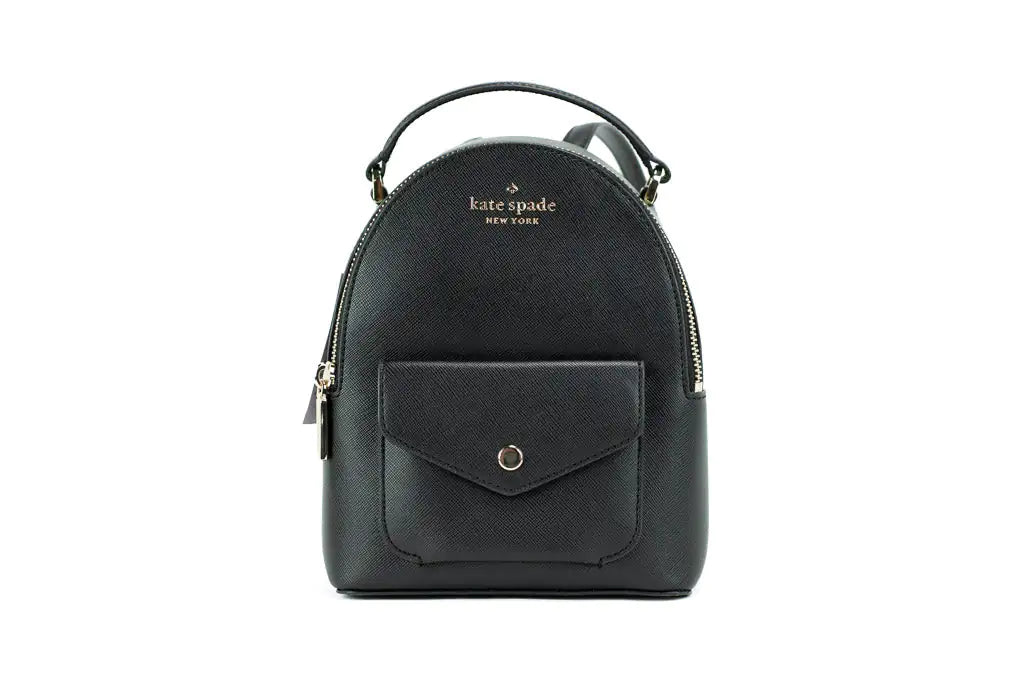 Kate Spade Schuyler Mini Black Saffiano PVC Leather Backpack