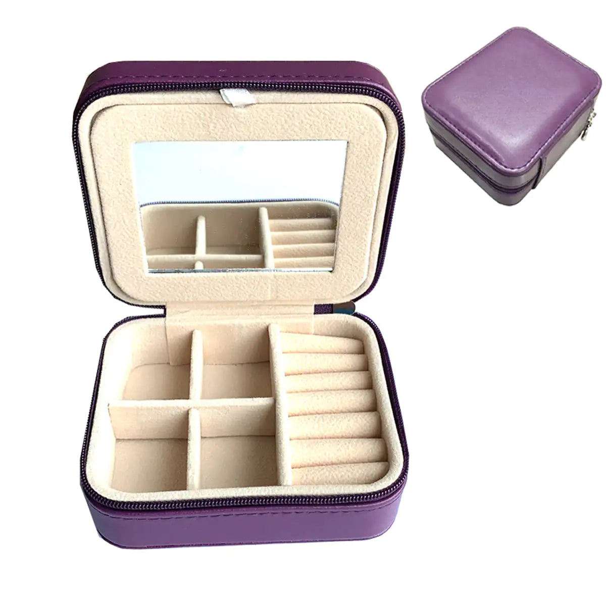 Cool Jewels A Palm Sized Compact Jewelry BoxGood things come in small packages, just like this Cool Jewels Jewelry Box!

Keep your precious jewelry safe and close at hand. Designed to fit in your palm, this coPalm Sized Compact Jewelry BoxJewelry BoxPalm Sized Compact Jewelry Box