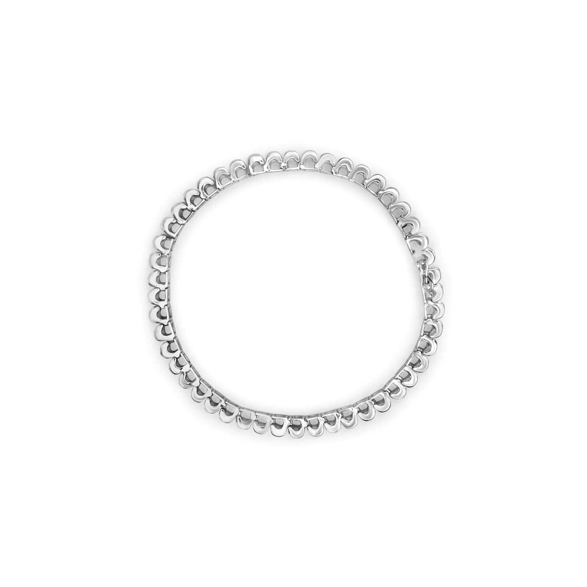 14K White Gold 3.00 Cttw  7.5" Princess-Cut Diamond Link Bracelet (H-IExperience the epitome of luxury with this exquisite 14K White Gold Princess-Cut Diamond Link Bracelet. Featuring 432 natural diamonds totaling 3.0 cttw, this piece Princess-Cut Diamond Link BraceletBraceletPrincess-Cut Diamond Link Bracelet