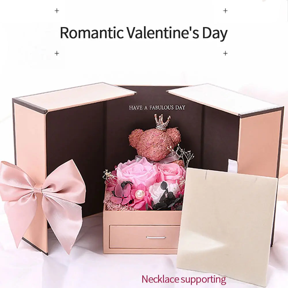 Artificial Flower Jewelry BoxElevate your gift-giving game with our enchanting Artificial Flower Jewelry Box “ the ultimate expression of love and admiration for that special someone in your lifArtificial Flower Jewelry BoxJewelry BoxArtificial Flower Jewelry Box