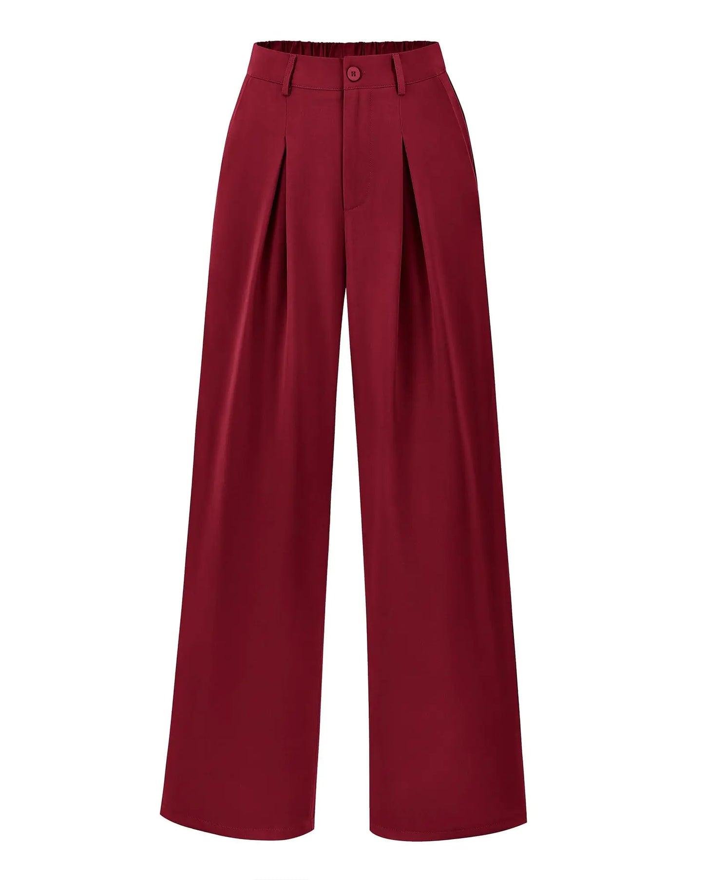 Women’s High Waist Wide Leg Palazzo Pants – Business Casual Trousers with Pockets